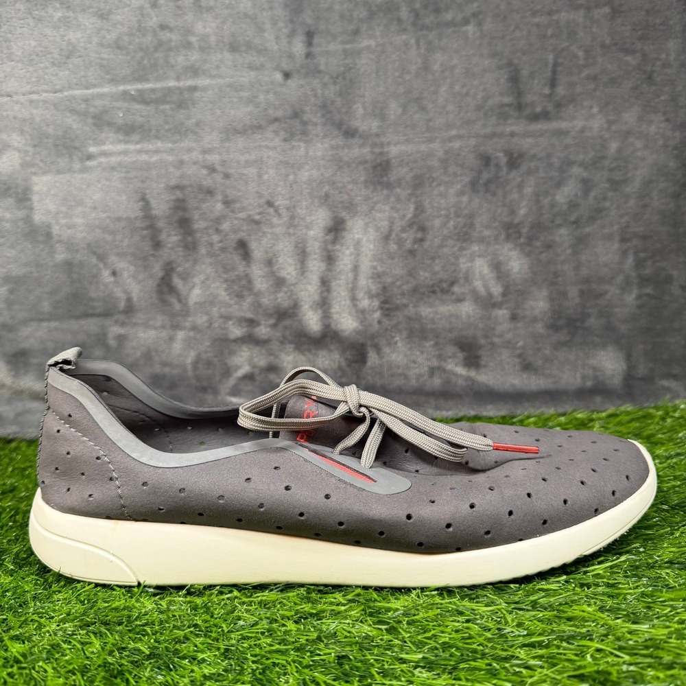 Sperry Paul Sperry Flex Deck Sneaker Womens size 10 Gray Perforated Lightweight